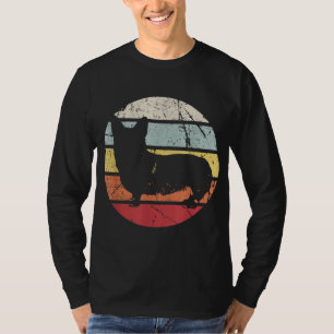 Camiseta Retro desidratado galês-corgi-pembroke