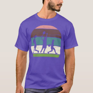Camiseta Retrô desportivo de jogadores tênis