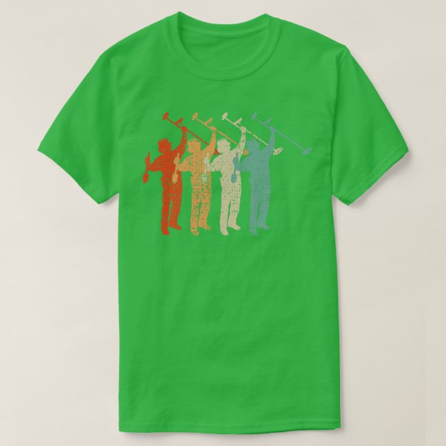 Camiseta Retro Detector de Metal (Frente do Design)