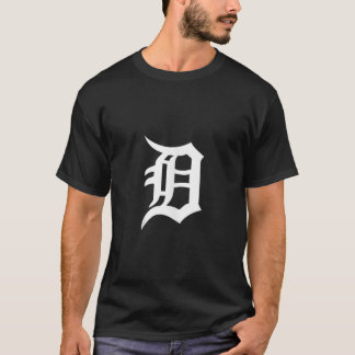 Camiseta Retro Detroit Letter D Throwback Design for Men Wo