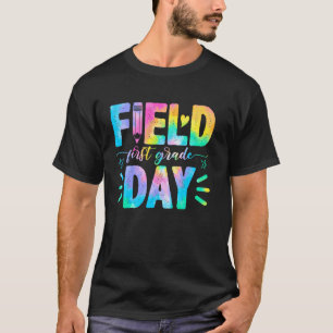 Camiseta Retro Dia de Campo da Primeira Série Aluno Tie Dye