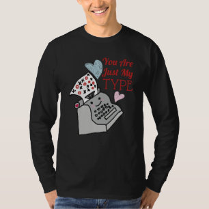 Camiseta Retro Dia de os namorados Engraçado Coração Kawaii
