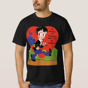 Camiseta Retro Dia dos Namorados, Coração de Menino Vagabun