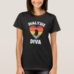 Camiseta Retro Diálise Diva Rim Enfermeira Rn Correspondênc