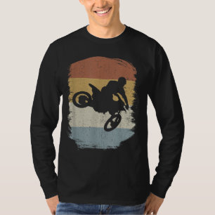 Camiseta Retro Dirt Bike Rider - Vintage MX Motocross