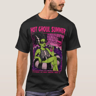 Camiseta Retro Divertido A Noiva Monstro De Frankenstein Qu