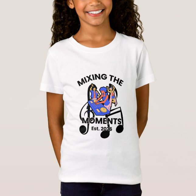 Camiseta Retro DJ Music Mix (Frente)