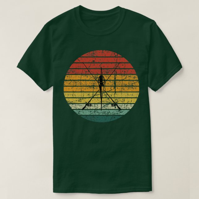 Camiseta Retro Do Arco De Pesca (Frente do Design)