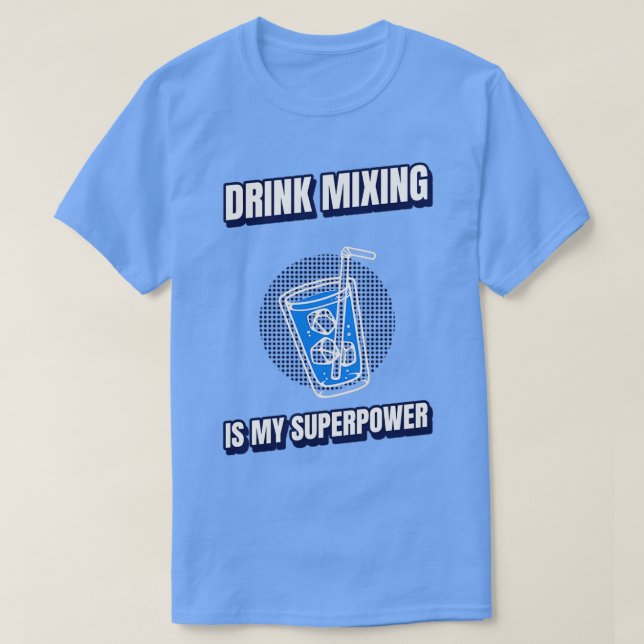 Camiseta Retro do barman (Frente do Design)