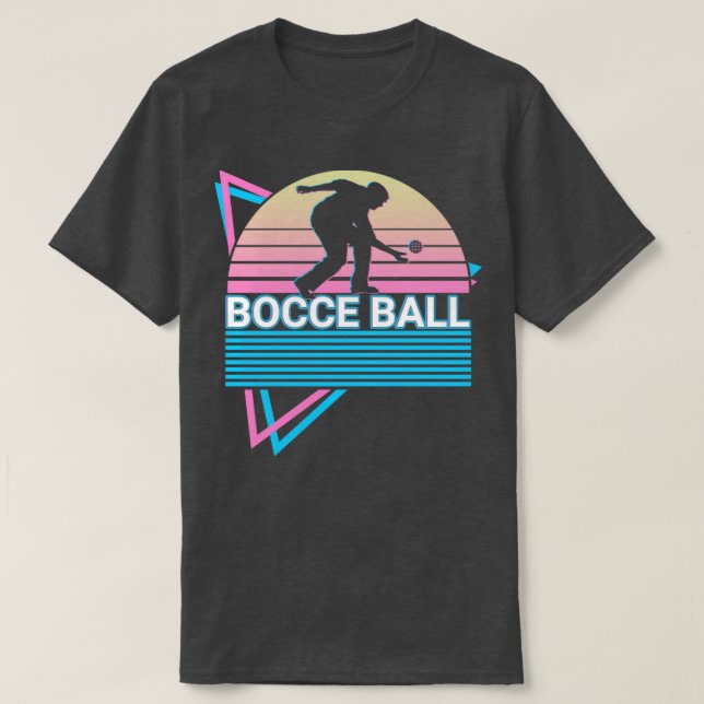 Camiseta Retro do Bocch Ball Player (Frente do Design)
