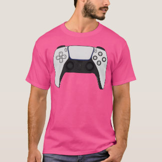 Camiseta Retro do controlador de jogos Playstation 5