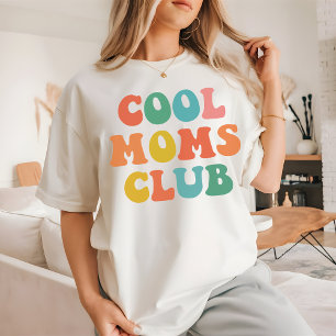 Camiseta Retrô do Cool Moms Club, Presente da Melh