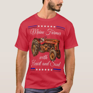 Camiseta Retro do Farmer do Maine