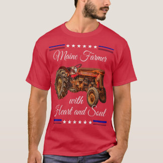 Camiseta Retro do Farmer do Maine