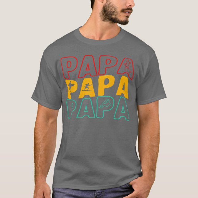Camiseta Retro do Fornecedor de Protetores Padre Papaee (Frente)