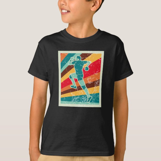 Camiseta Retro do jogador de handebol (Frente)