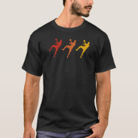 Retro do jogador de handebol do grupo Handball