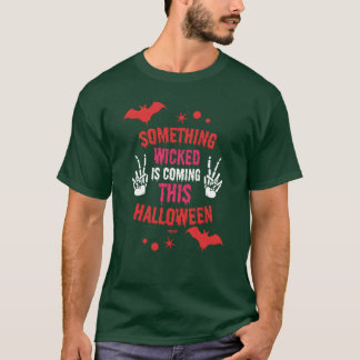 Camiseta Retrô do monstro do morcego das bruxas