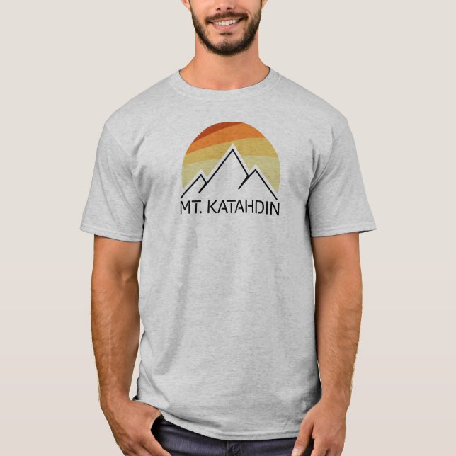Camiseta Retro do Monte Katahdin (Frente)