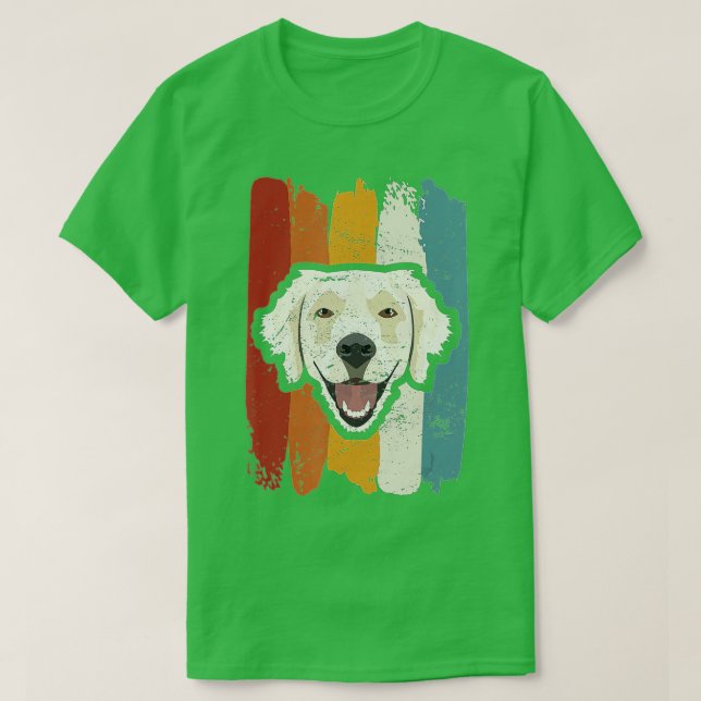 Camiseta Retro do Ouro de sorriso (1) (Frente do Design)