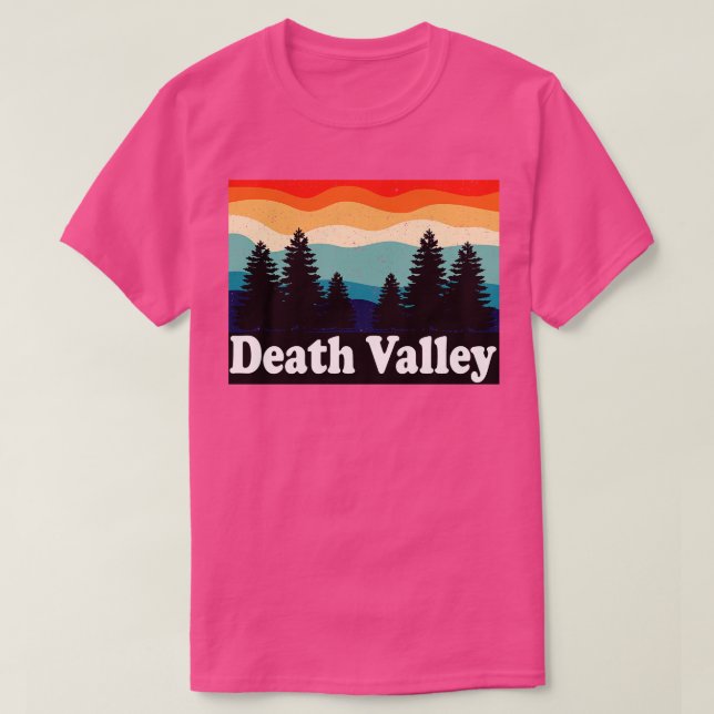 Camiseta Retro do Parque Nacional do Vale do Morte (Frente do Design)