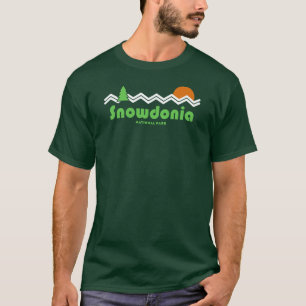 Camiseta Retro do Parque Nacional Snowdonia