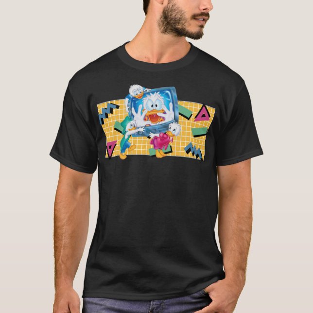 Camiseta Retro do Quack Pack (Frente)