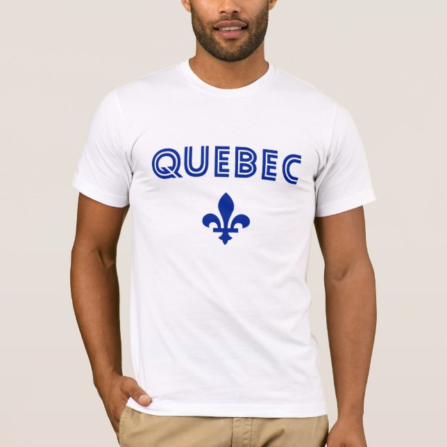 Camiseta Retro do Quebec (Frente)