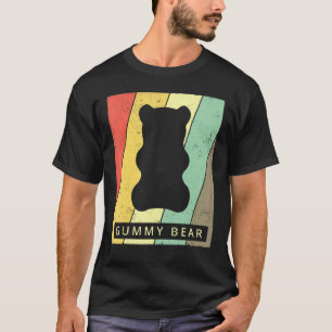 Camiseta Retro do Urso Gummy Vintage