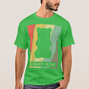 Camiseta Retro do Urso Gummy Vintage