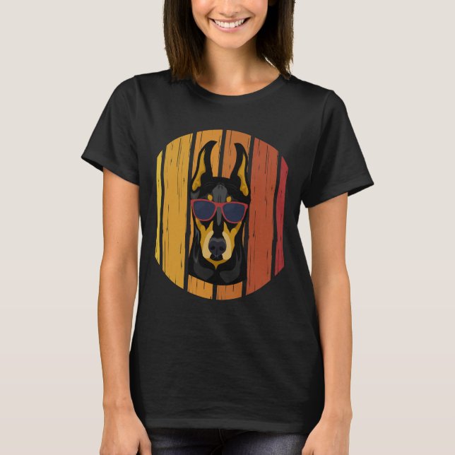 Camiseta Retro Doberman (Frente)