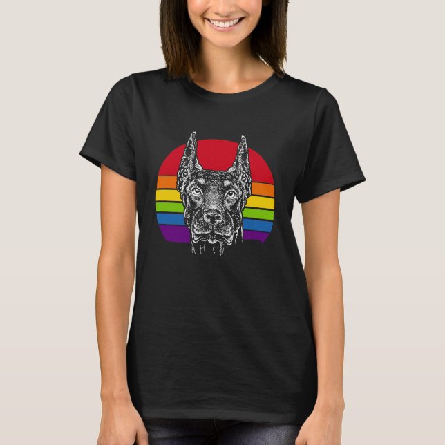 Camiseta Retro Doberman  2 (Frente)