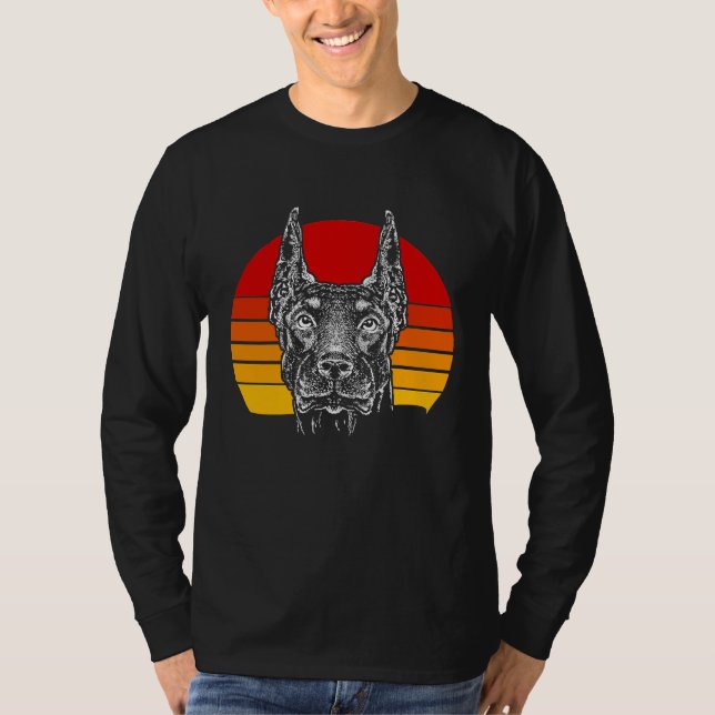 Camiseta Retro Doberman  4 (Frente)