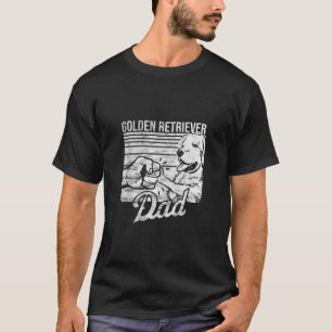 Camiseta Retro Dog Vintage White English Ouro Retriever D