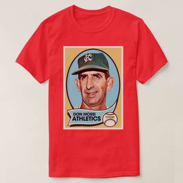 Camiseta Retro Don Mossi Baseball d (Frente do Design)