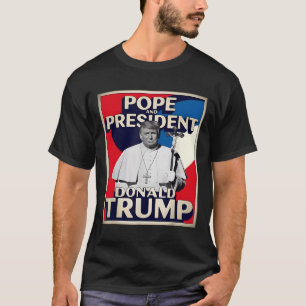 Camiseta Retro Donald Trump Presidente E Vat Católico