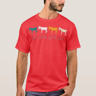 Camiseta Retro Donkey Farmer Fazenda Animal Donkey