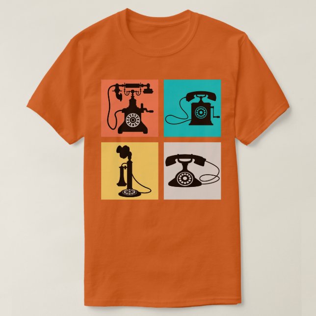 Camiseta Retro dos anos 80 (Frente do Design)