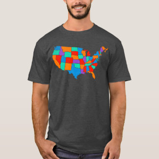 Camiseta retro dos eua