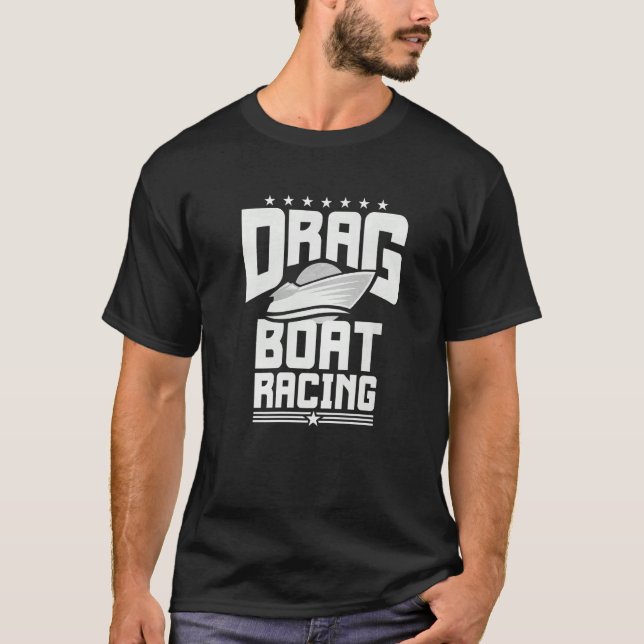 Camiseta Retro Drag Boat Racing  1 (Frente)
