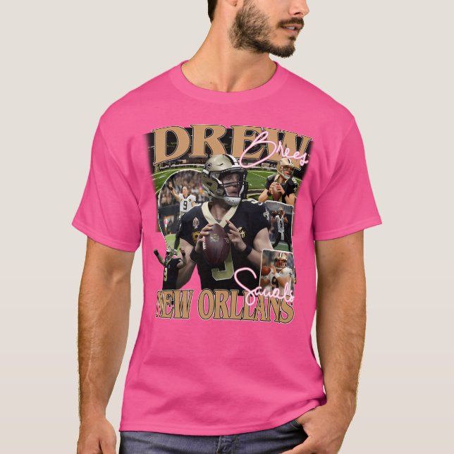 Camiseta Retro Drew Brees (Frente)