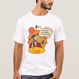 Camiseta retrô e engraçada