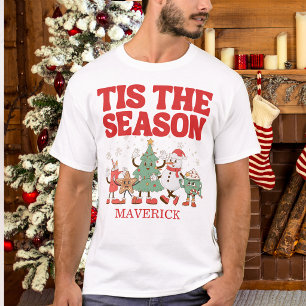 Camiseta Retro É Época de Natal