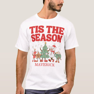 Camiseta Retro É Época de Natal