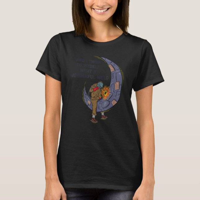 Camiseta Retro E Eu Penso Comigo Mesmo Que Solda Maravilhos (Frente)