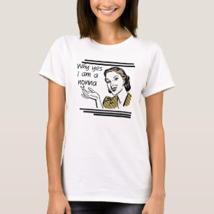Camiseta retro e presentes de Nonna