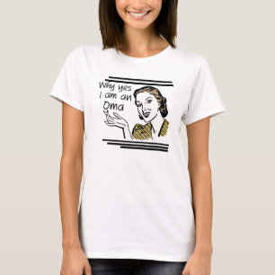 Camiseta retro e presentes de Oma