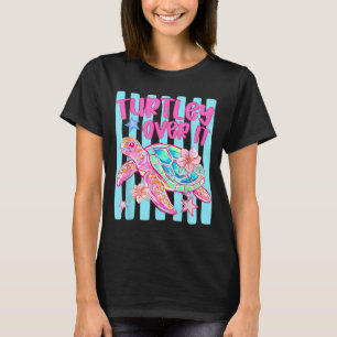 Camiseta Retro e Turtley Demais Tartaruga Marinha Verão Eng