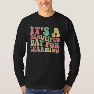 Camiseta Retro É Um Belo Dia Para Aprender Professor Estud