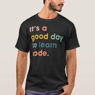 Camiseta Retro É um Bom Dia para Aprender Professores de Có